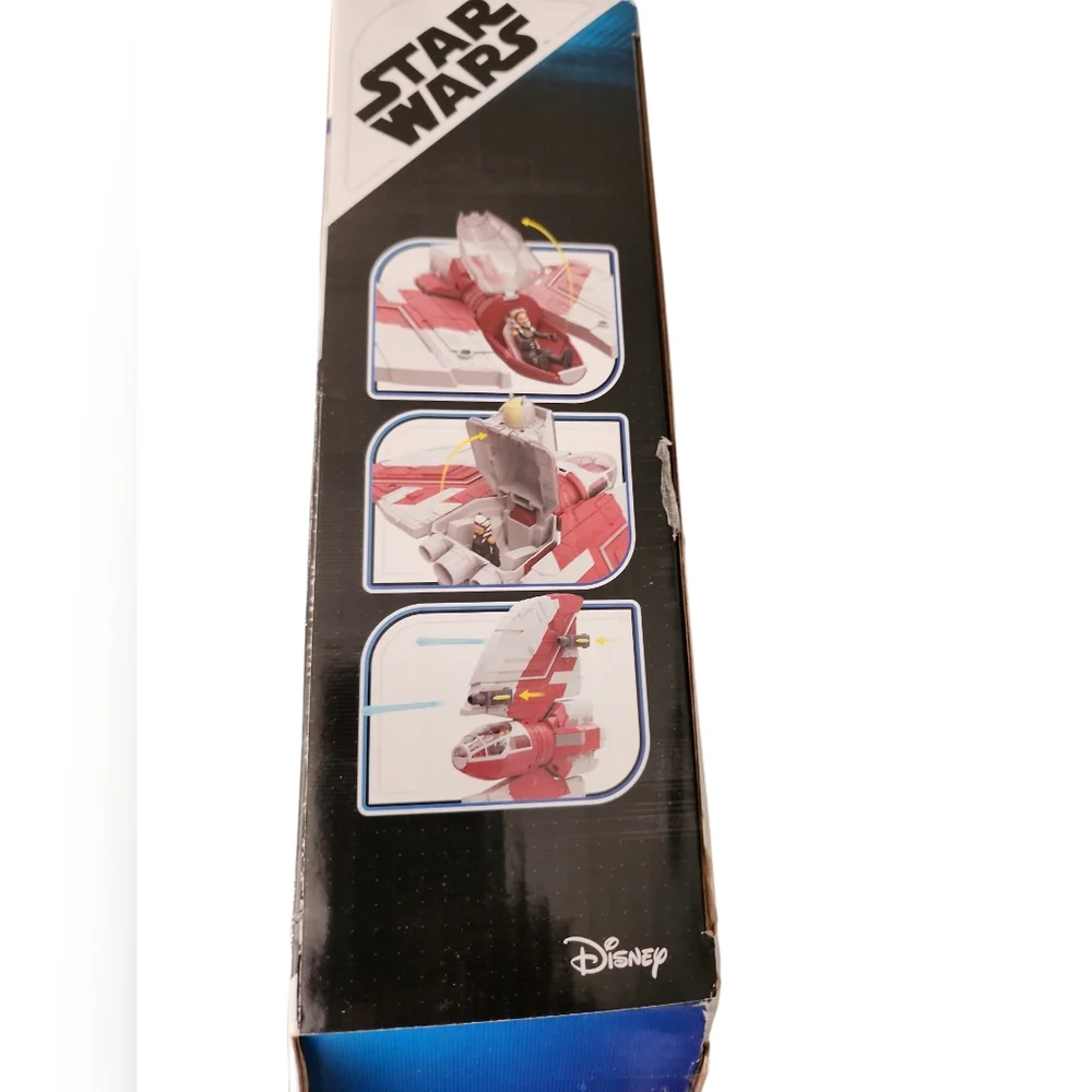 Star Wars: Mission Fleet Ahsoka Tano T-6 Jedi Shuttle Toy w Action Figure T